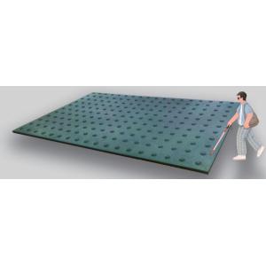 Durable Blindway Rubber Mat Tactile Paving Flooring Mat 60*100cm Custom color