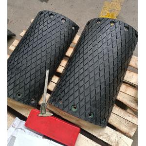 Bolt On Conveyor Pulley Lagging Replaceable Rim Ceramic Rubber Pulley Lagging