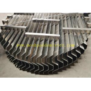 1000mm Round Shape Ss304 Vane Pack Mist Eliminator