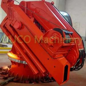 Space Saved 6T Offshore 12m Hydraulic Folding Boom Crane