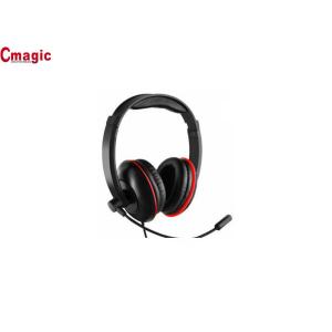Active Noise Cancelling Wired Gaming Headphones , Computer Headphones With Mic