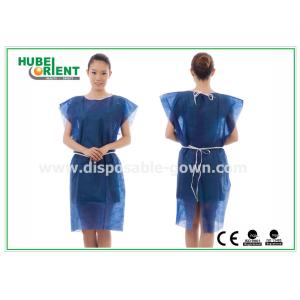 PP Non-Woven Disposable Medical Use Patient Gowns Without Sleeves For Protect