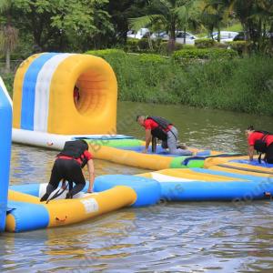 Commercial Inflatable Water Obstacle For Shallow Water