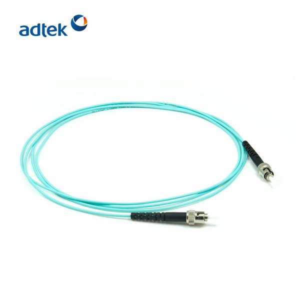 ST/UPC-ST/UPC Simplex OM3 Fiber Patch Cord 0.9mm 2.0mm 3.0mm Cable Jumper