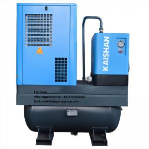 Cheap 7.5 Kw All In One Rotary Screw Air Compressor With Dryer And Tank 8bar 10bar 13 Bar for sale