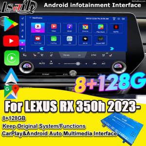Android Multimedia Video Interface for RX350h RX500H 2023-2024 NX LX GX ES Included NetFlix, YouTube, Sim Card Slot