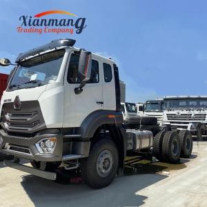 Second Hand 6*4 10 Wheeler 400HP Howo NX Horse Tractor Trucks With Manual Window