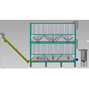 Portable Silo Cement Storage Silo Overlay Placement With Dust Collector And Level Indicator
