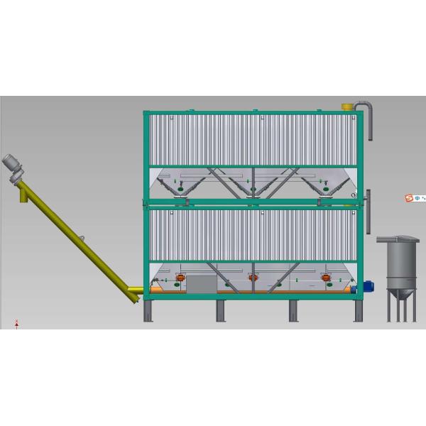 Quality Portable Silo Cement Storage Silo Overlay Placement With Dust Collector And Level Indicator wholesale