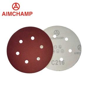 800 Grit Sandpaper Discs 5 Inch 125mm Hook And Loop Sanding Pad Red