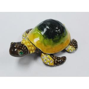 New coming style turtle shaped crystal trinket box turtle trinket box turtlejewe