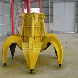 Customized Color Crane Iron Scrap Metal Grab 12m³ 17m³ Garbage Grab
