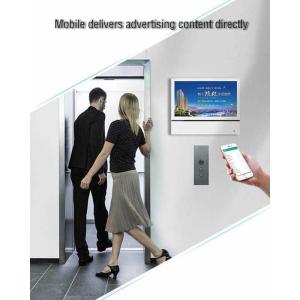 Indoor Elevator Media Wall Mounted Digital Advertising Screen For Customizable