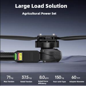 Foldable Drone Propellers Equipped With Motor Side Modulators For Heavy-duty AG