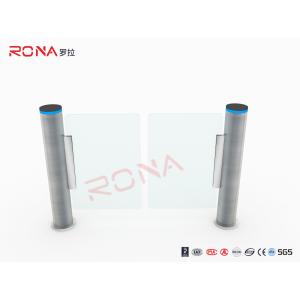 Entrance Control Solutions Cylindrical Speed Gate Turnstile With Face Machine