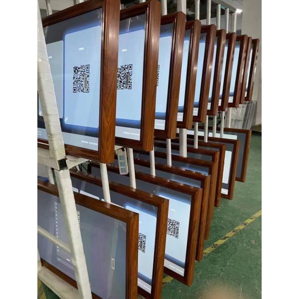 55inch Contrast Ratio Burlywood Art Frame LCD Display Full HD 1920 X 1080 Resolution