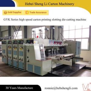 Computerized Flexo Printer Slotter Die Cutter , Carton Box Printing Machine