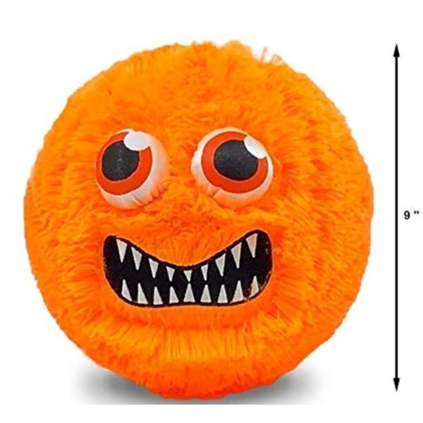 Quality Unisex Style 9" Inflatable Funny Face Furry Foot Ball with Eyes Big Bouncy Cuddle Buddies wholesale