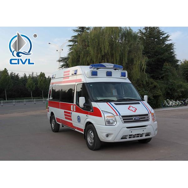 Quality New Medical Ambulance Long Axis Middle And High Roof Medical Ambulance wholesale