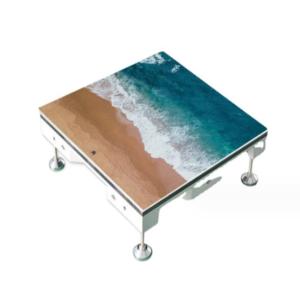 Full Color 3D LED Wall Dance Floor , Interactive LED Dance Floor Screen