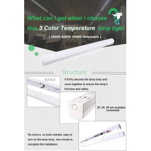 PC Material 25W 3CCT 2FT LED Linear Strip Light Fixtures for Commercial and