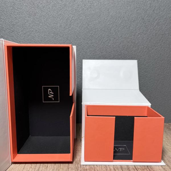 Luxury Matte White Magnetic Collapsible Rigid Cardboard Paper Box Large Customized Packaging Gift Boxes Custom Logo