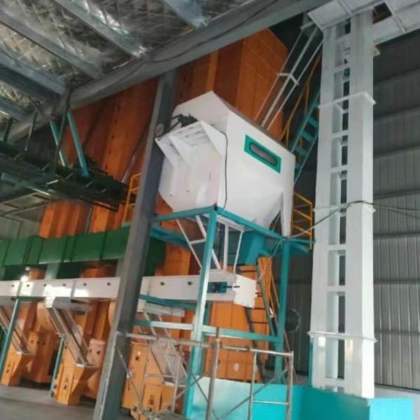 Drum Rice Processing Machine Pre Cleaner For Grain Drying Plant With 30 Tons