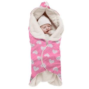 Cheap Newborn Boys Fleece Swaddle Blanket Girls 65X75cm Plush Receiving Blanket for sale