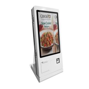 Cheap Automatic Self Ordering Kiosk QR Scanner Payment Self Check In Kiosk for sale