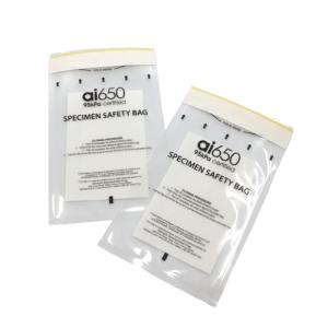 China LDPE Plastic Lab Specimen Bags Disposable With Pouch on sale
