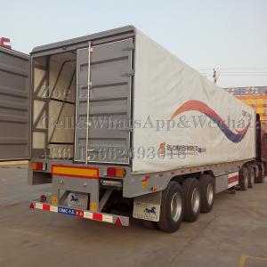3 Axles 12 weheels container 50 tons heavy duty Van Semi Trailer