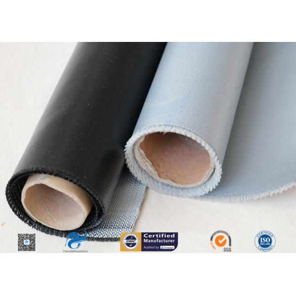 Black Silicone Coated Fiberglass Fabric 3732 530GSM Insulated Welding Blanket