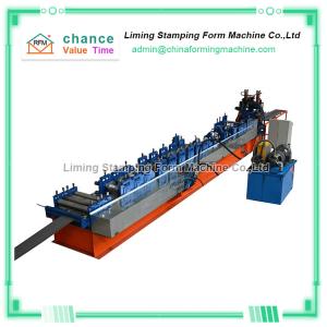 China C And Z Purlin Roll Forming Machine Hydraulic Cutting on sale