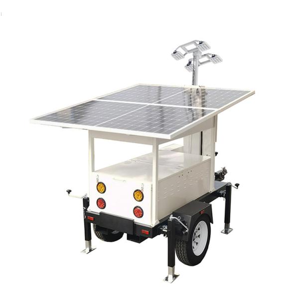 Quality High Performance Solar Powered Lighting Towers Portable Solar Led Lighting Trailer For Temporary Lighting wholesale