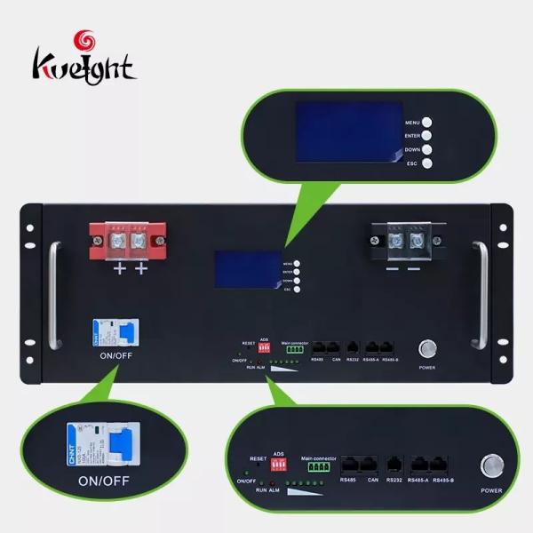 LiFePO4 51.2V 100Ah Lithium Ion Battery Module Solar Systems Battery Pack