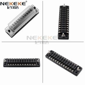 12 Way Waterproof 12 Volt Marine Fuse Panel Heat Resistance With Negative Bus