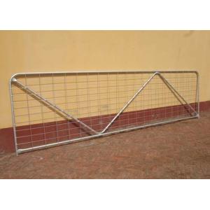 Robust Portable Welded Wire Mesh Fence Metal Farm Gates Modern Style