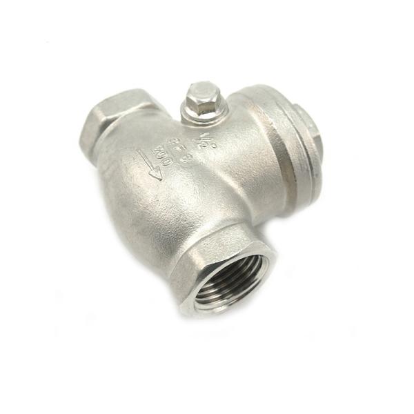 Quality Hydraulic Threaded Stainless Steel Valves 1000psi Plumbing Check Valve wholesale