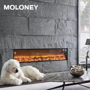 118'' Linear Electric Fireplace Wall Insert Fireplace APP Control Multi-Colors