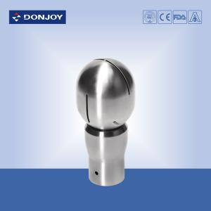 DIN / 3A / SMS Rotating CIP Spray Ball Thread Connection Washing Nozzle