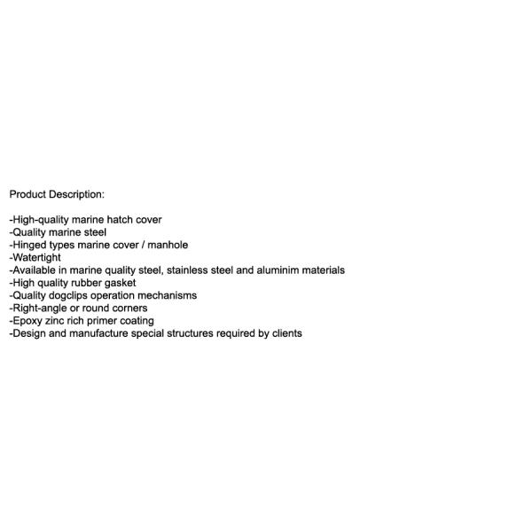 Marine Level Handle Type Steel Small Hatch Covers Marine Access Hatches