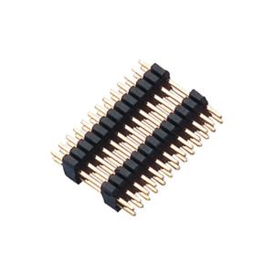 PCB Board Straight Dip Connector Pin Header 1.27mm Custom Plastic