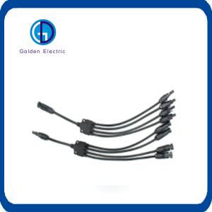 Y Branch 4 To 1 1000v PV Wire Safety With High Temperature Resistance