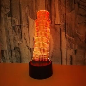 Custom building shape La Tour Eiffel Eiffel Tower 3D Night Lights USB Powered
