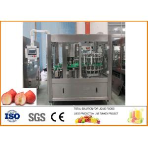 China Peach \ Apricot \ Ou Li 6000 Bottles Of Glass Bottle Beverage Production Line Per Hour on sale