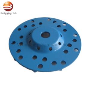 High Sharpness Rhombus Segment 7 Inch Concrete Cutting Wheel