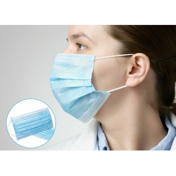 Quality CE Premium Earloop Procedure Masks 3 Ply Disposable Non Irritating wholesale