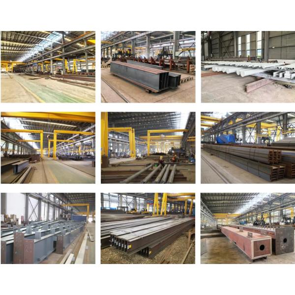 Durable Multi Storey Steel Building Painted Or Galvanized Structural Steel Construction