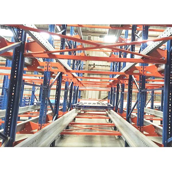 Quality Easy Operated Radio Shuttle System , Warehouse Metal Racks High Intensive wholesale