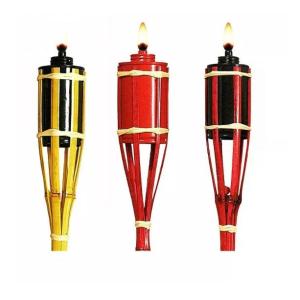 110cm Outdoor Natural Bamboo Torch Citronella Torch For Garden Lighting, Luau